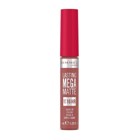 Rimmel London Lasting Mega Matte Liquid Lipstick Long-Lasting Hydrating Vegan Formula 7.4ml 110 Blush
