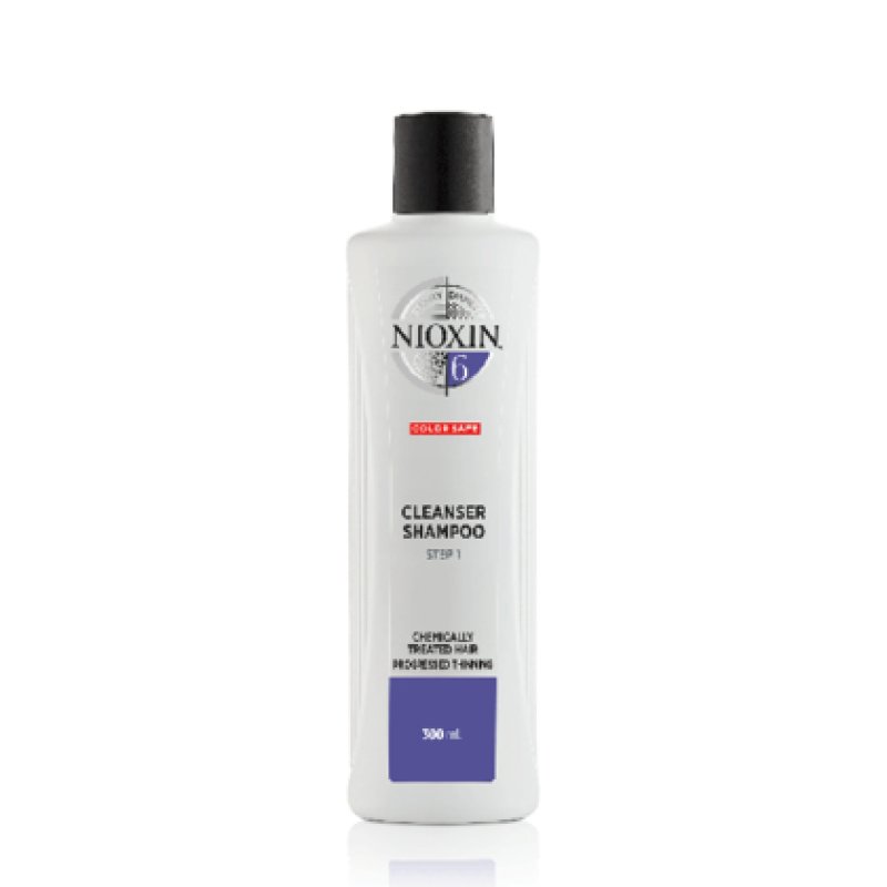 Nioxin 3-Part System 6 Chemically Treated Hair with Progressed Thinning Scalp & Hair Treatment Shampoo 300ml