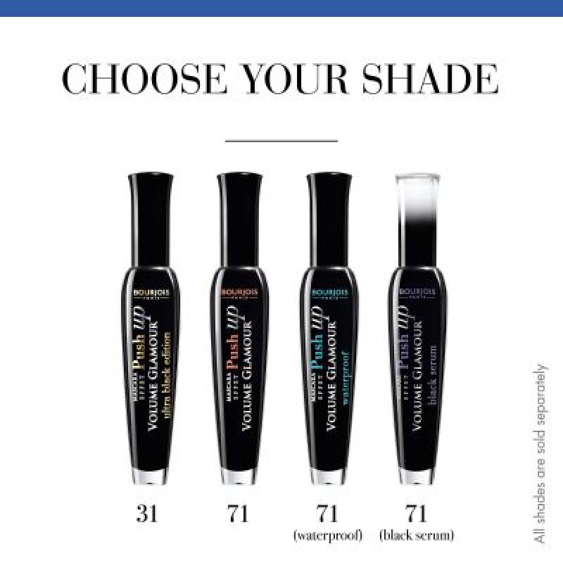 Bourjois Paris Volume Glamour Push Up Mascara No.31 Ultra Black 7ml