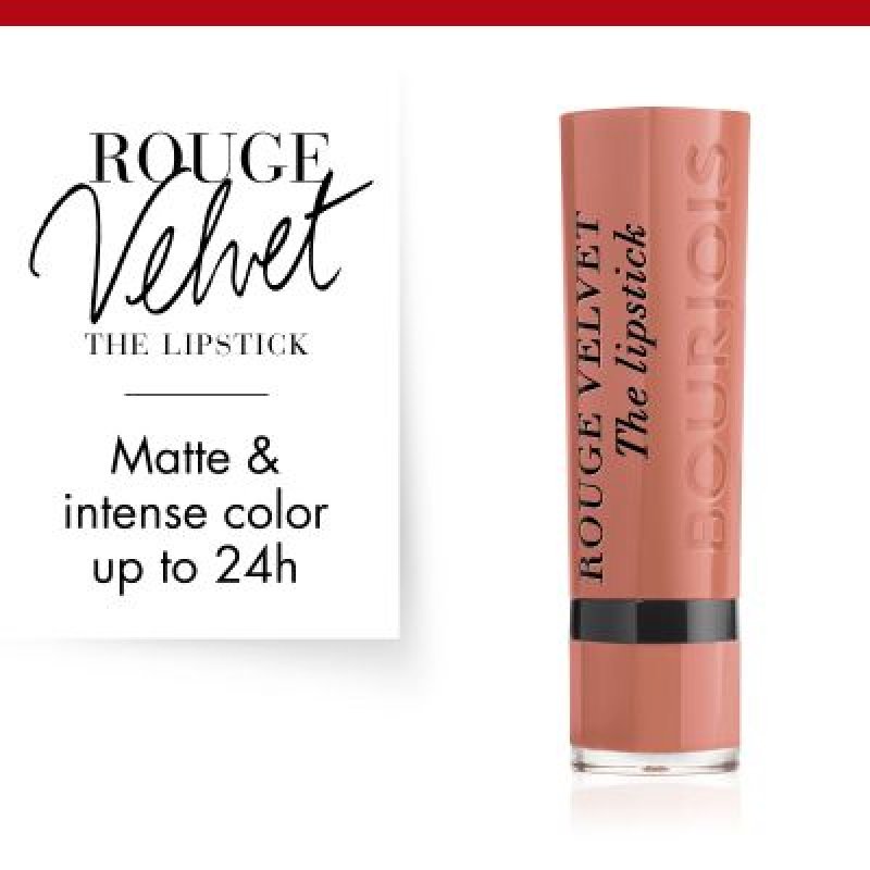 Bourjois Rouge À Lèvres Rouge Velvet The Lipstick 01 Hey Nude ! 2.4g