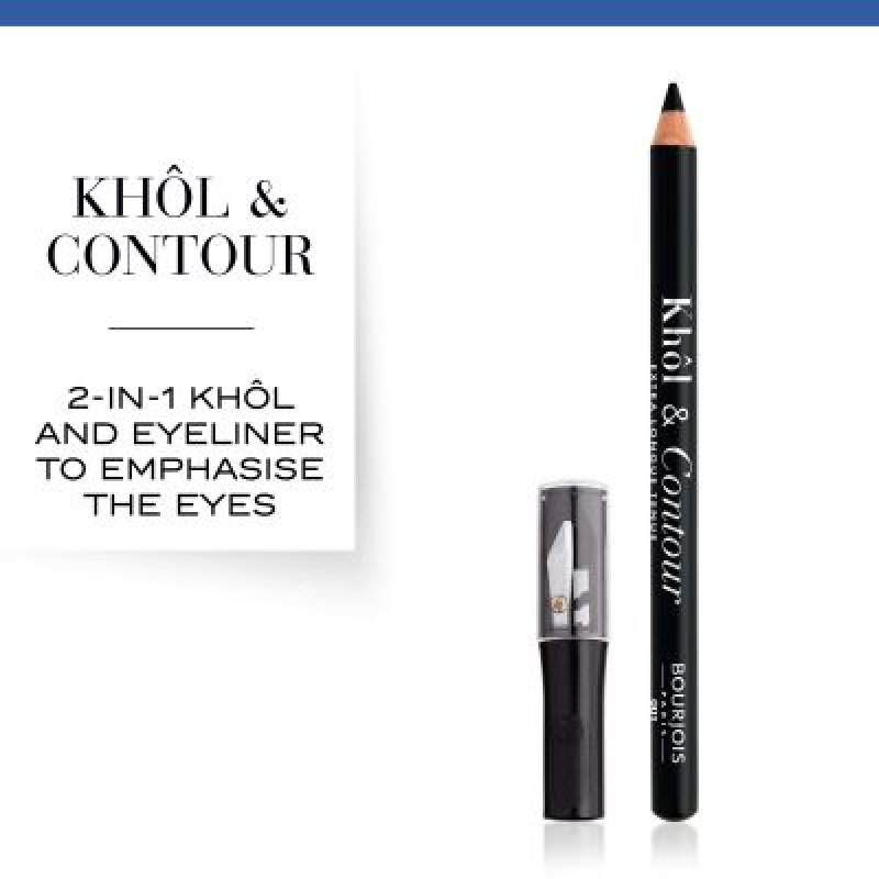 Bourjois Khol & Contour Eyeliner with Sharpener 001 Black
