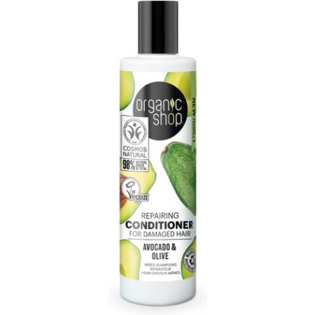 Organic Shop Repairing Conditioner for Damaged Hair Avocado and Olive 280ml