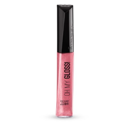 Rimmel London Oh My Gloss! 160 Stay my rose 6.5ml - Lip Gloss for Women Pink, With Glitter