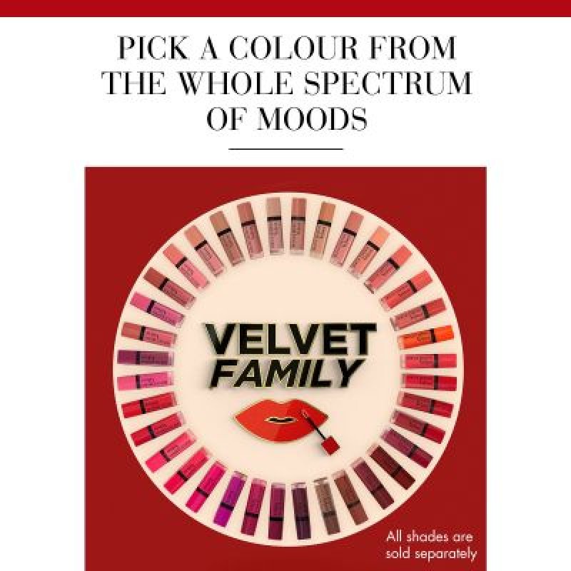 Bourjois Rouge Edition Velvet Liquid Lipstick 15 Red-Volution Reds 7.7ml