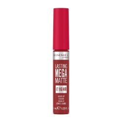 Rimmel London Lasting Mega Matte Liquid Lipstick Long-Lasting Hydrating Vegan Formula 7.4ml 500 Fire Starter