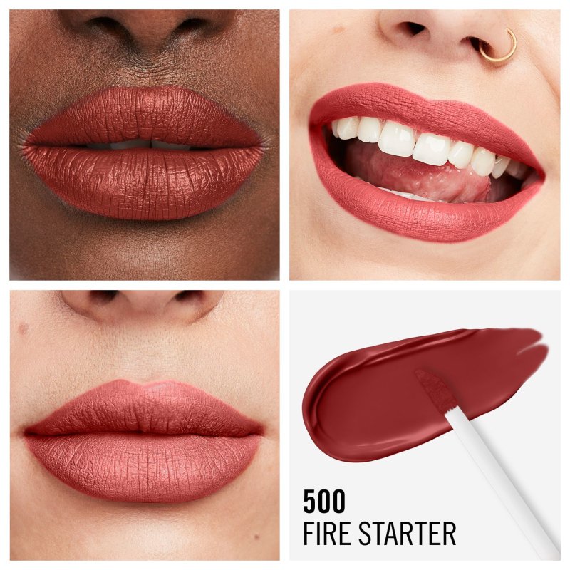 Rimmel Lasting Mega Matte 7,4 ml 500 Fire Starters Mat