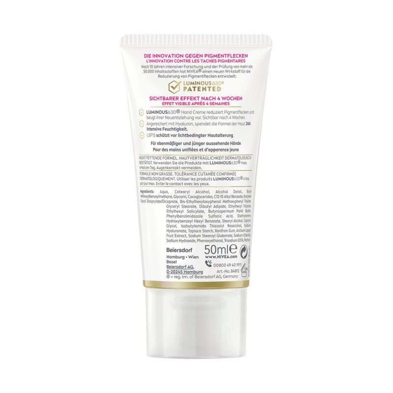 NIVEA Luminous Crème 50 ml Femmes