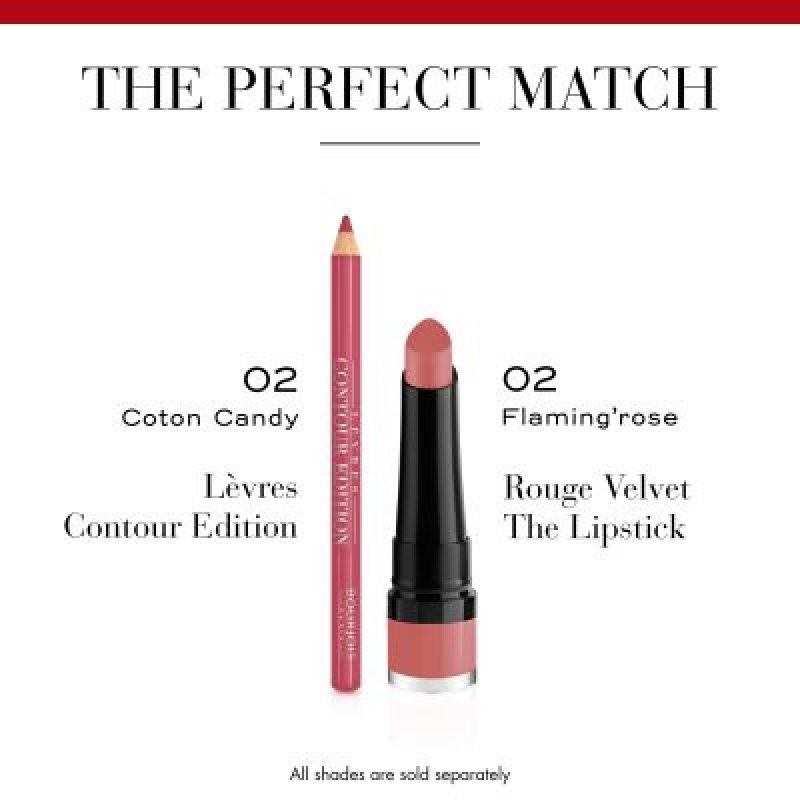 Bourjois Crayon À Lèvres Contour Edition 02 Coton Candy 1.14g