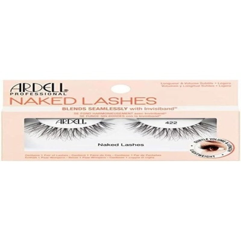 Ardell Naked Lashes Real Hair Eyelashes Original Unmistakable Look Style 422