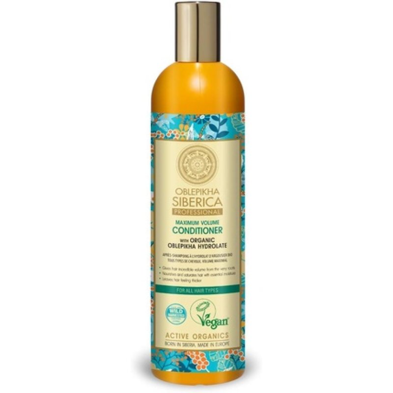 Natura Siberica Professional Oblepikha Maximum Volume Conditioner for All Hair Types