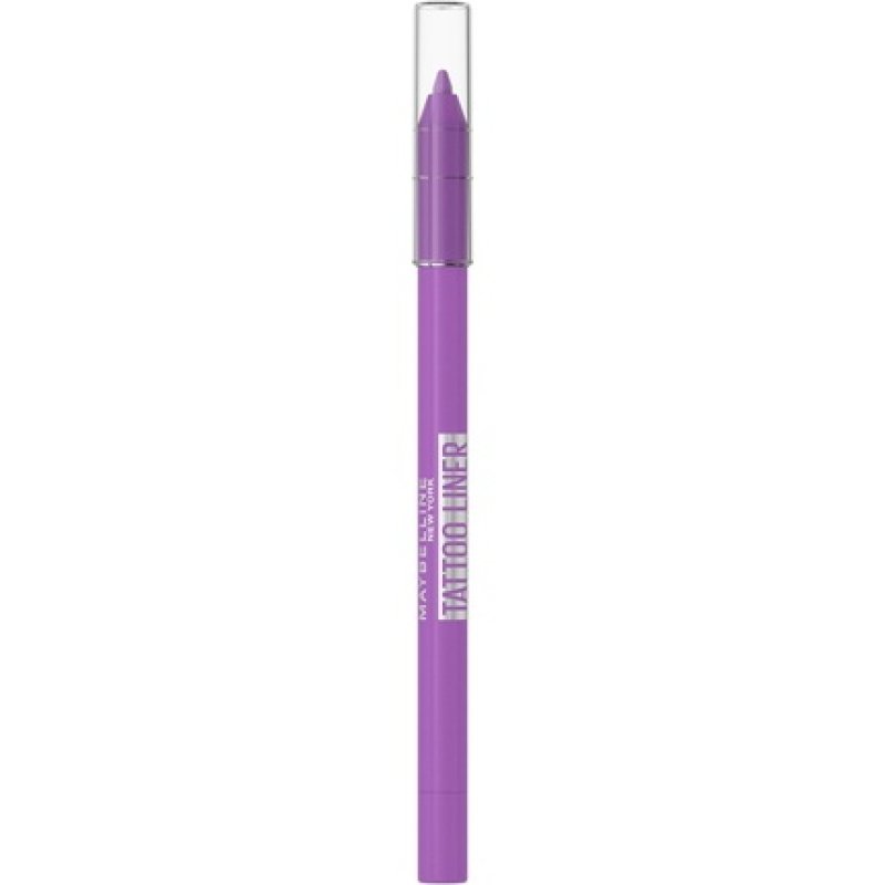 Maybelline New York Gel Eyeliner Waterproof and Long-Lasting Gel Pencil Up to 36 Hours Hold Tattoo Liner 801 Purple Pop