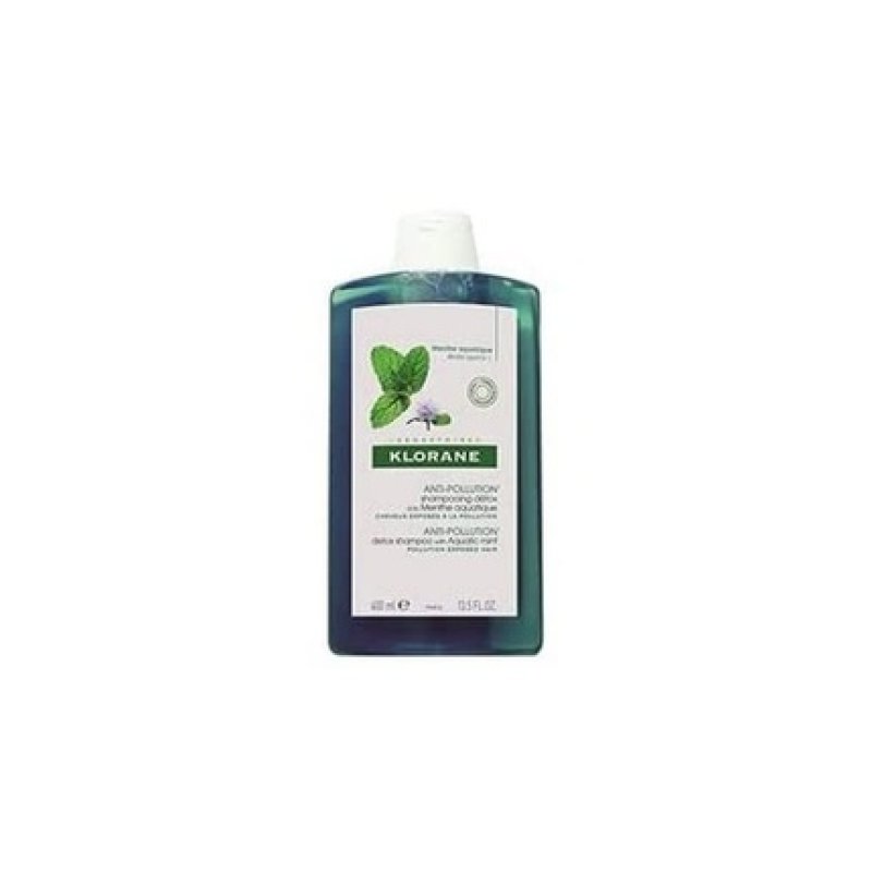 Klorane Aquatique Mint Detox Shampoo 400ml
