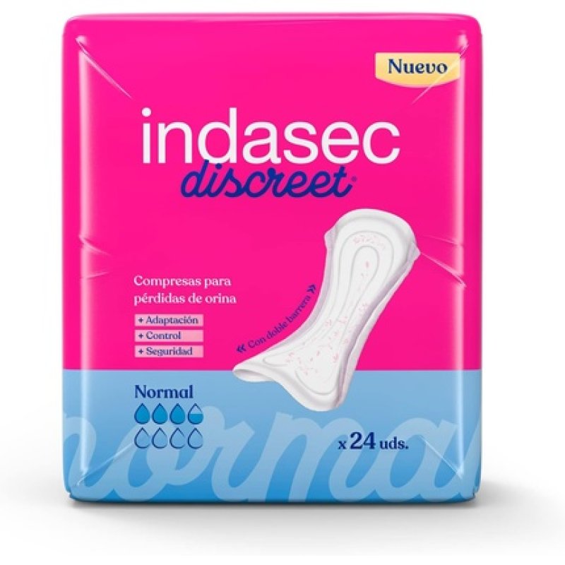 Indasec Discreet Normal 24 Units