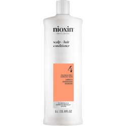 Nioxin System 4 Scalp and Hair Conditioner 1000ml - Strengthening Conditioner for Damaged Hair 1 Liter