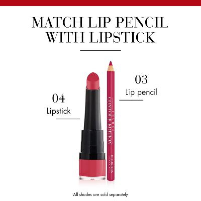 Bourjois Rouge Velvet The Lipstick, 04. Hip Hip Pink 2.4g/0.08oz