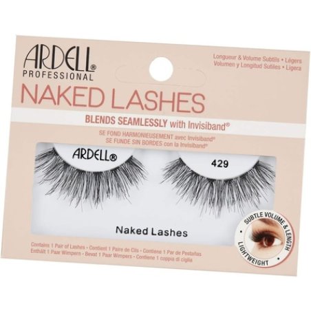 ARDELL Naked Lashes 429 Natural Real Hair False Eyelashes - Vegan and Reusable 1 Pair