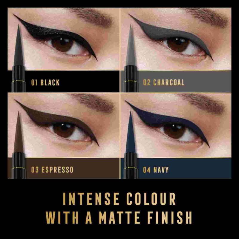 Max Factor Masterpiece Waterproof Matte Liquid Eyeliner 01 Black