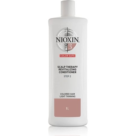 Nioxin 3-Part System 3 Colored Hair with Light Thinning Hair Treatment Scalp Therapy Hair Thickening Treatment