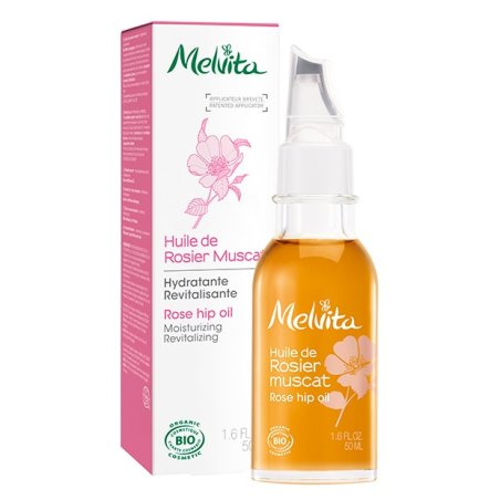 Melvita Organic Nutmeg Rose Oil Nourishes and Revitalizes Reduces Stretch Marks 100% Natural Certified Organic 50ml