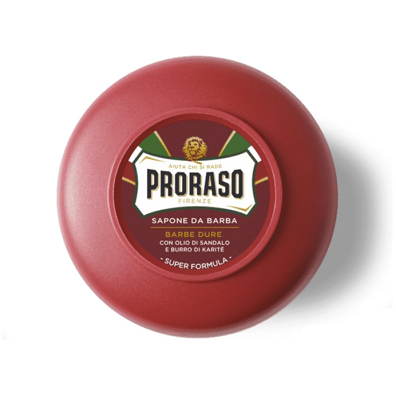 PRORASO Shaving Soap in Red Bowl 150ml