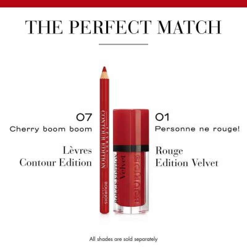 Bourjois Levres Contour Edition Lip Liner 07 Cherry Boom Boom 0.04oz