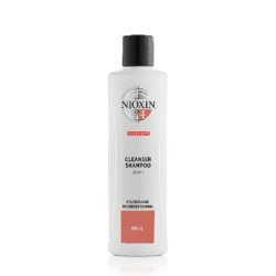 Nioxin 3-Part System 4 Colored Hair with Progressed Thinning Hair Treatment Scalp Therapy Hair Thickening Treatment