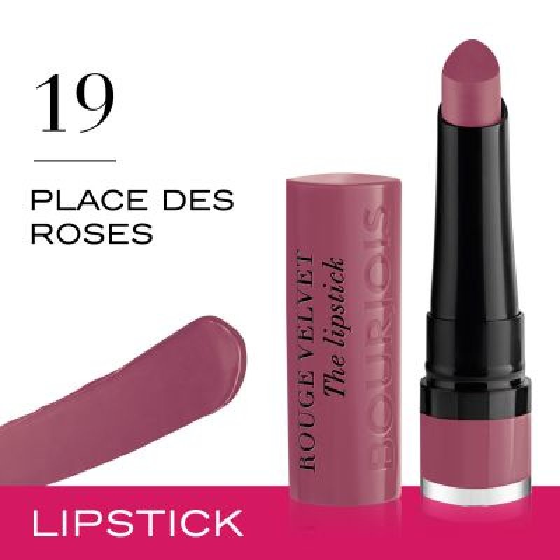 Bourjois Rouge À Lèvres Rouge Velvet The Lipstick 19 Place Des Roses 2.4g