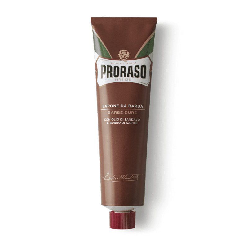 Proraso Shaving Soap in A Tube Coarse Beards Savon pour rasage Hommes 150 ml