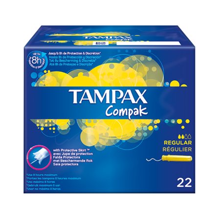 TAMPAX Compak Regular, 22 pcs