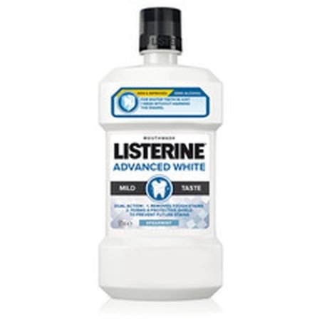 LISTERINE Advanced White Mild Taste Mouthwash 1000ml - LISTERINE