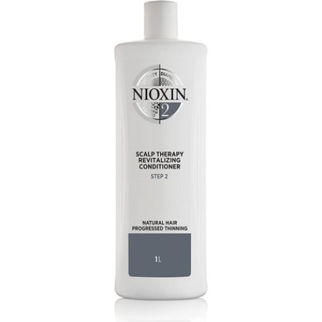 Nioxin 3-Part System 2 Natural Hair with Progressed Thinning Hair Treatment Scalp Therapy Hair Thickening Treatment