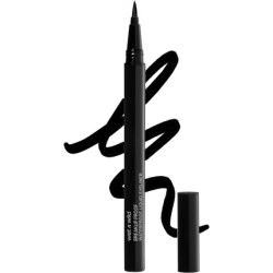 Wet n Wild Mega Last Breakup Proof Liquid Eyeliner Black Waterproof Smudge-Resistant 16-Hour Wear Ultra Black