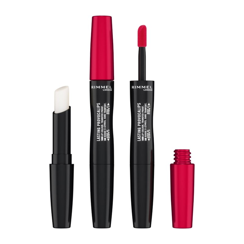 Rimmel Lasting Provocalips Liquid Lipstick -500 Kiss The Town Red