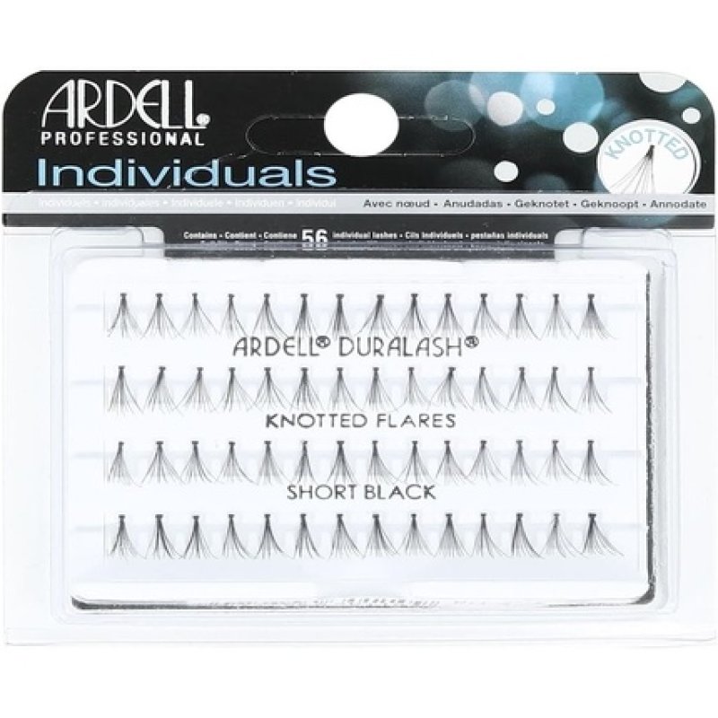 Ardell DuraLash Short Black Knotted Flares Individual Eyelashes