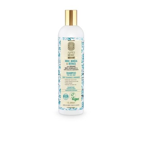Natura Siberica Super Mint Bereza & Retinol Natural Shampoo 13.53 fl oz
