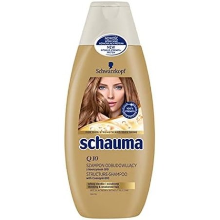 Schauma Q10 Rebuild Shampoo for Thin and Weak Hair 400ml