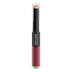 L'Oréal Paris Infaillible 2-Step 502 Red to Stay Lipstick with Moisturizing Lip Balm 6.0ml