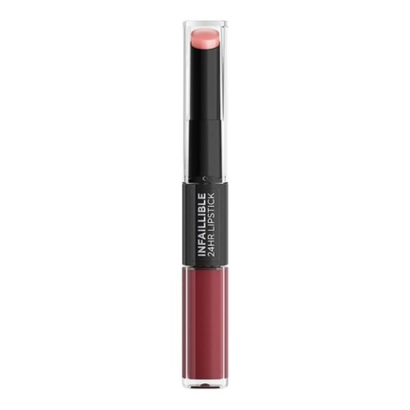 L'Oréal Paris Infaillible 2-Step 502 Red to Stay Lipstick with Moisturizing Lip Balm 6.0ml