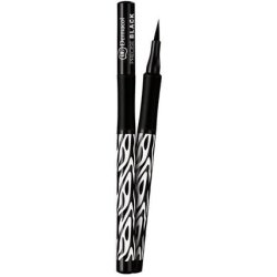 Dermacol Precise Black Eyeliner Waterproof Long-Lasting Liquid Marker - Super Thin Tip for Quick Winged Look - Perfect
