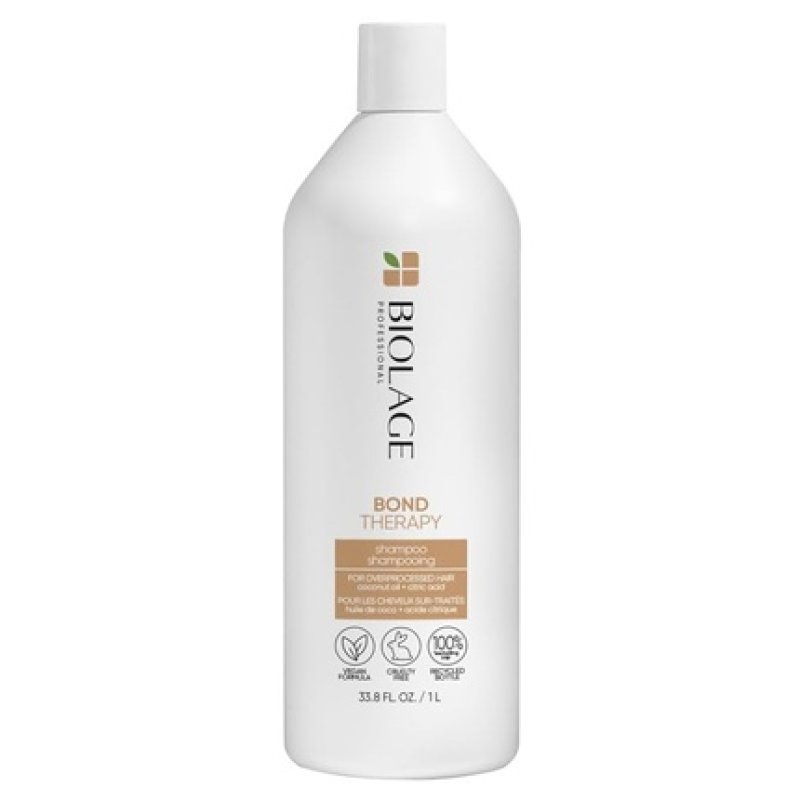 BIOLAGE Bond Therapy Shampoo for Damaged and Over-Processed Hair 1000ml