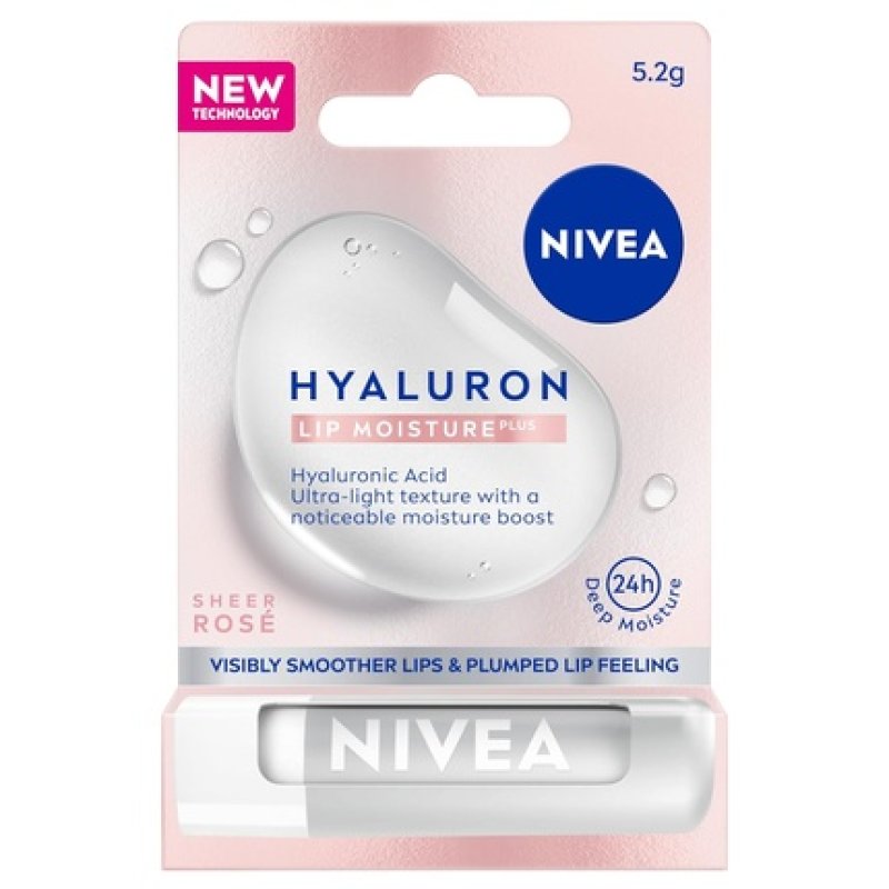 NIVEA Hyaluron Lip Moisture Plus Rose 5.2g