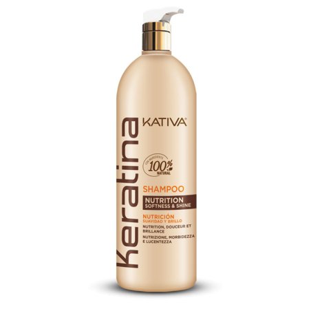 KATIVA Keratin Shampoo 1000 ml Professional Women