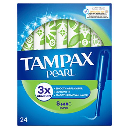 Tampax Pearl Super Tampons 24 Pack