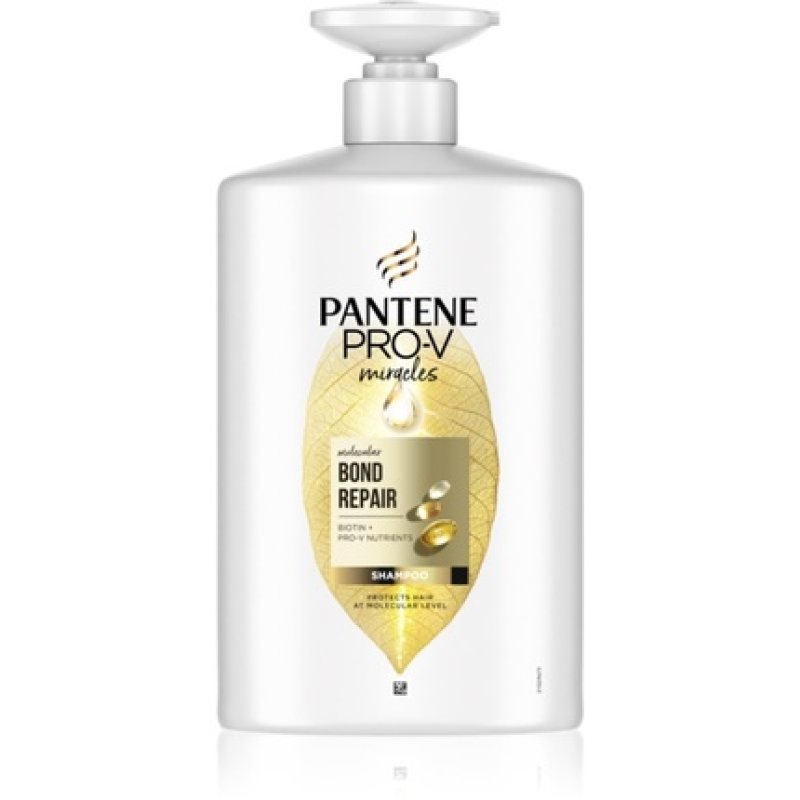 Pantene Pro-V Bond Repair Shampoo - 1000 ml, for damaged hair with Biotin
