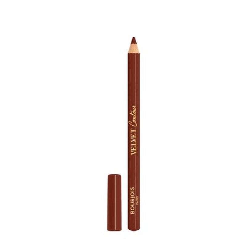 Bourjois Velvet Contour Lipstick 12 Brunette Creamy Texture Precise Application with Shea Butter and Grape Seed Oil