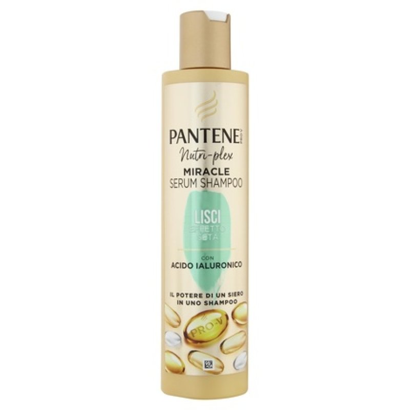 Pantene Pro-V Miracle Smooth Shampoo with Silk Effect and Hyaluronic Acid 250ml