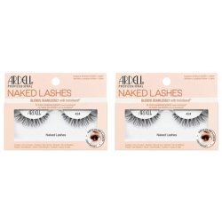 ARDELL Naked Lashes 424 Real Hair Natural Fake Lashes - 1 Pair, Vegan and Reusable