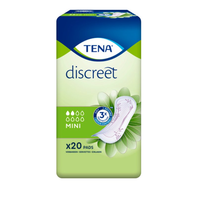 Tena Discreet Mini 20 20 Pieces