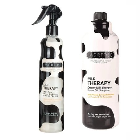 Morfose Milk Therapy Shampoo 1000ml for Dry and Damaged Hair - Hair Care
