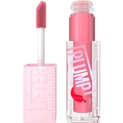 Maybelline New York Lifter Plump Lip Gloss Lasting Plump Heated Formula with Hyaluronic Acid and Chilli Pepper XL Wand